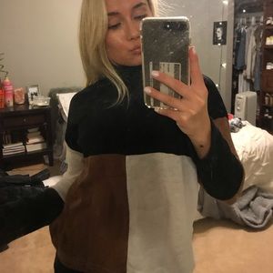 Mock neck sweater
